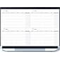 Quartet Prestige Magnetic Total Erase Calendar Whiteboard, Graphite Frame, 3' x 2' (4MCP23P2)