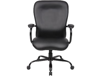 Boss Office Products CaressoftPlus Executive Big & Tall Chair, Black (B990-CP)