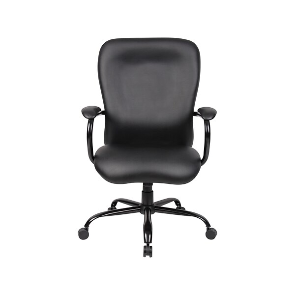 Boss Office Products CaressoftPlus Executive Big & Tall Chair, Black (B990-CP)