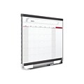 Quartet Prestige Magnetic Total Erase Calendar Whiteboard, Graphite Frame, 4 x 3 (CP43P2)