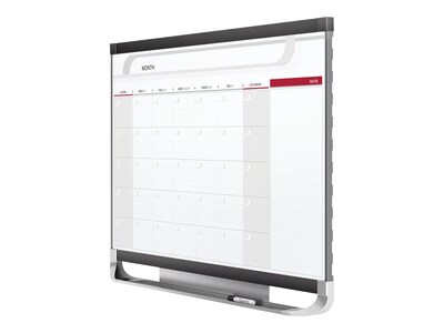 Quartet Prestige Magnetic Total Erase Calendar Whiteboard, Graphite Frame, 4' x 3' (CP43P2)