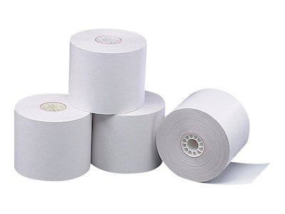 Staples® Thermal Cash Register Paper Rolls, 3 1/8 x 273 ft., 50 Rolls/Pack (3382)