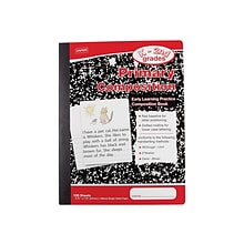 Staples® Composition Notebooks, 7.5 x 9.75, Specialty Ruled, 100 Sheets, Black/Red, 12/Carton (420