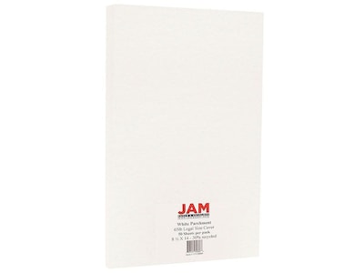 Jam Bright Cardstock, 8.5 x 11, 65lb Green, 50/Pack