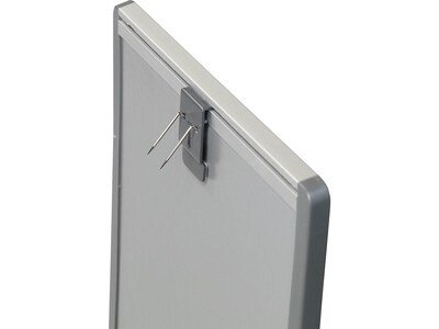 Quartet Arc Cubicle Cork & Dry Erase Whiteboard, Aluminum Frame, 2.5' x 1.5' (ARCCB3018)