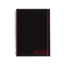Black N Red Black n Red Professional Notebook, 8.25 x 11.75, Wide Ruled, 70 Sheets, Black (JDK-E