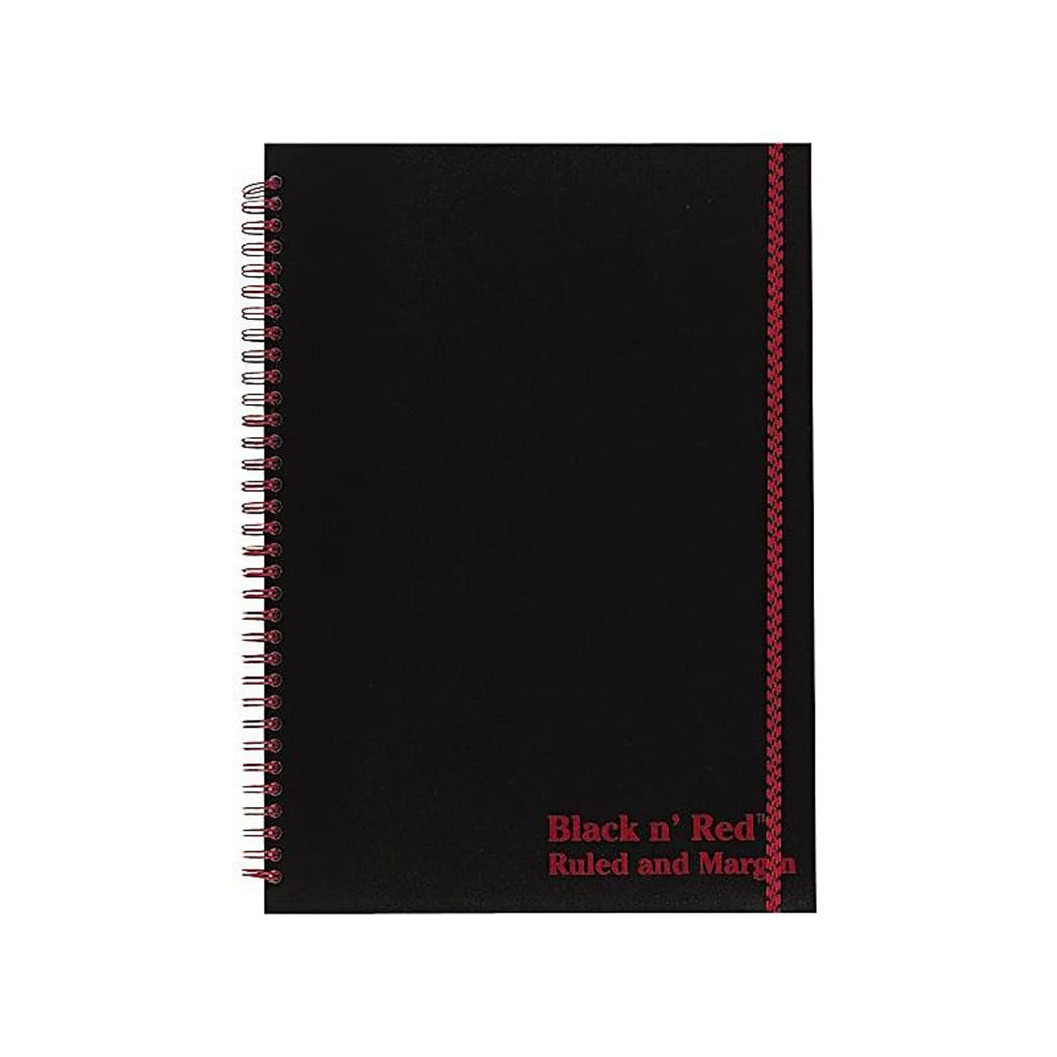 Black N Red Black n Red Professional Notebook, 8.25 x 11.75, Wide Ruled, 70 Sheets, Black (JDK-E67008)