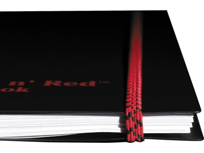 Black N' Red Black n' Red Professional Notebook, 8.25" x 11.75", Wide Ruled, 70 Sheets, Black (JDK-E67008)