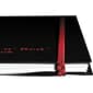 Black N' Red Black n' Red Professional Notebook, 8.25" x 11.75", Wide Ruled, 70 Sheets, Black (JDK-E67008)