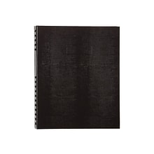 Blueline NotePro 1-Subject Professional Notebooks, 8.5 x 10.75, College Ruled, 150 Sheets, Black (