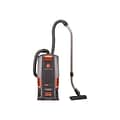 Hoover Commercial HUSHTONE 6Q Cordless Backpack Vacuum, Gray/Orange (CH93406)