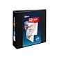 Avery Heavy Duty 3" 3-Ring View Binder, Black, 4/Pack (79693CT)