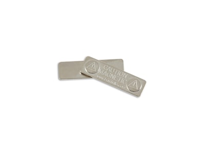 IDville Adhesive Magnet ID Attachments, Silver, 25/Pack (134260631)