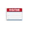IDville Sticker Name Tags/Labels, Red, 100/Pack (1341017RD31)