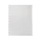 Staples Arc Poly File Pockets, Letter Size, Clear, 2/Pack (21304)