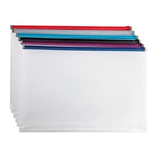 Staples® Plastic File Pocket, 1 Expansion, Legal Size, Assorted (663627)