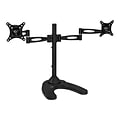 Mount-It! Dual Monitor Stand, Up To 27 Monitors, Black (MI-792)