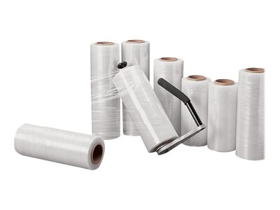 Cast 60 Gauge Hand Dispenser Stretch Wrap 18" x 2000', 4/Carton (HQ1860)