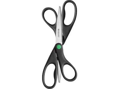 Westcott All Purpose 8 Stainless Steel Standard Scissors, Pointed Tip,  Black, 3/Pack (16907)