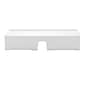 Poppin Non-Adjustable Monitor Riser, White (102092)