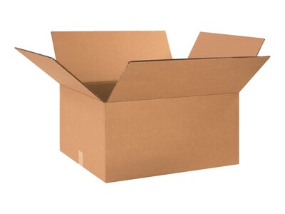 Coastwide Professional™ 24 x 20 x 12 Heavy Duty, 275# Mullen Rated, Double Wall, Shipping Boxes, 10/Bundle (CW29407)