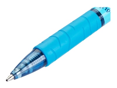 Pilot B2P Bottle 2 Pen Retractable Ballpoint Pens, Medium Point, Blue Ink, Dozen (34801)