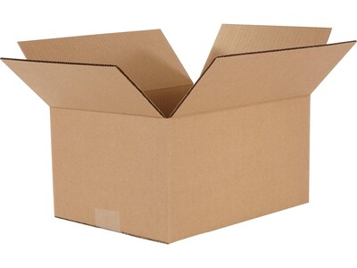 Coastwide Professional™ 12 x 9 x 6, 200# Mullen Rated, Multi-Depth Shipping Boxes, 25/Bundle (CW29297)