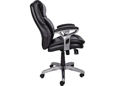 Serta AIR Bonded Leather Executive Chair, Black (CHR200100)