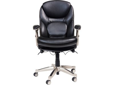 Serta Back in Motion Leather Executive Chair, Black (CHR200006)