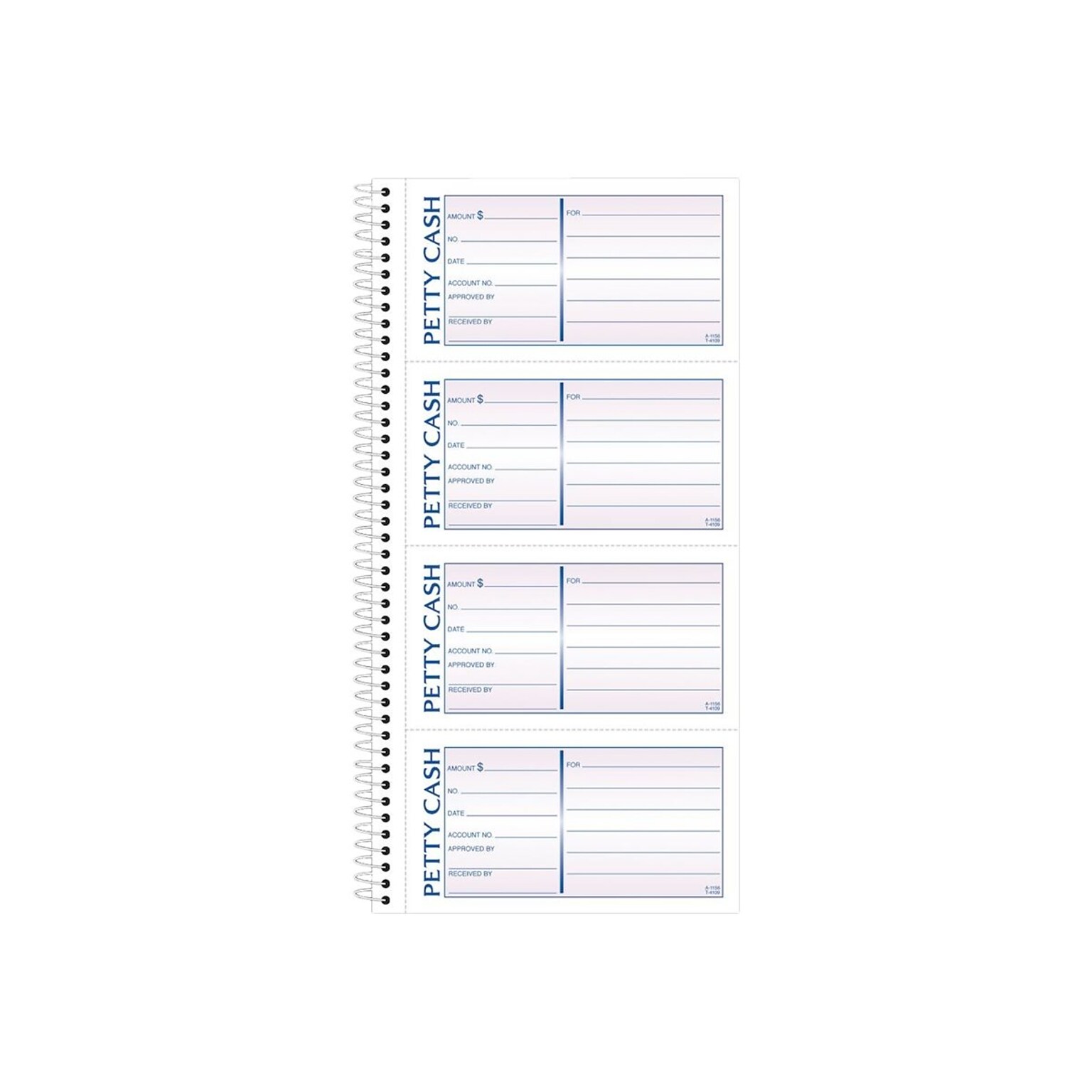 Adams 2-Part Petty Cash Carbonless Receipts Book, 2.75 x 5, 200 Forms/Book (ABF SC1156)