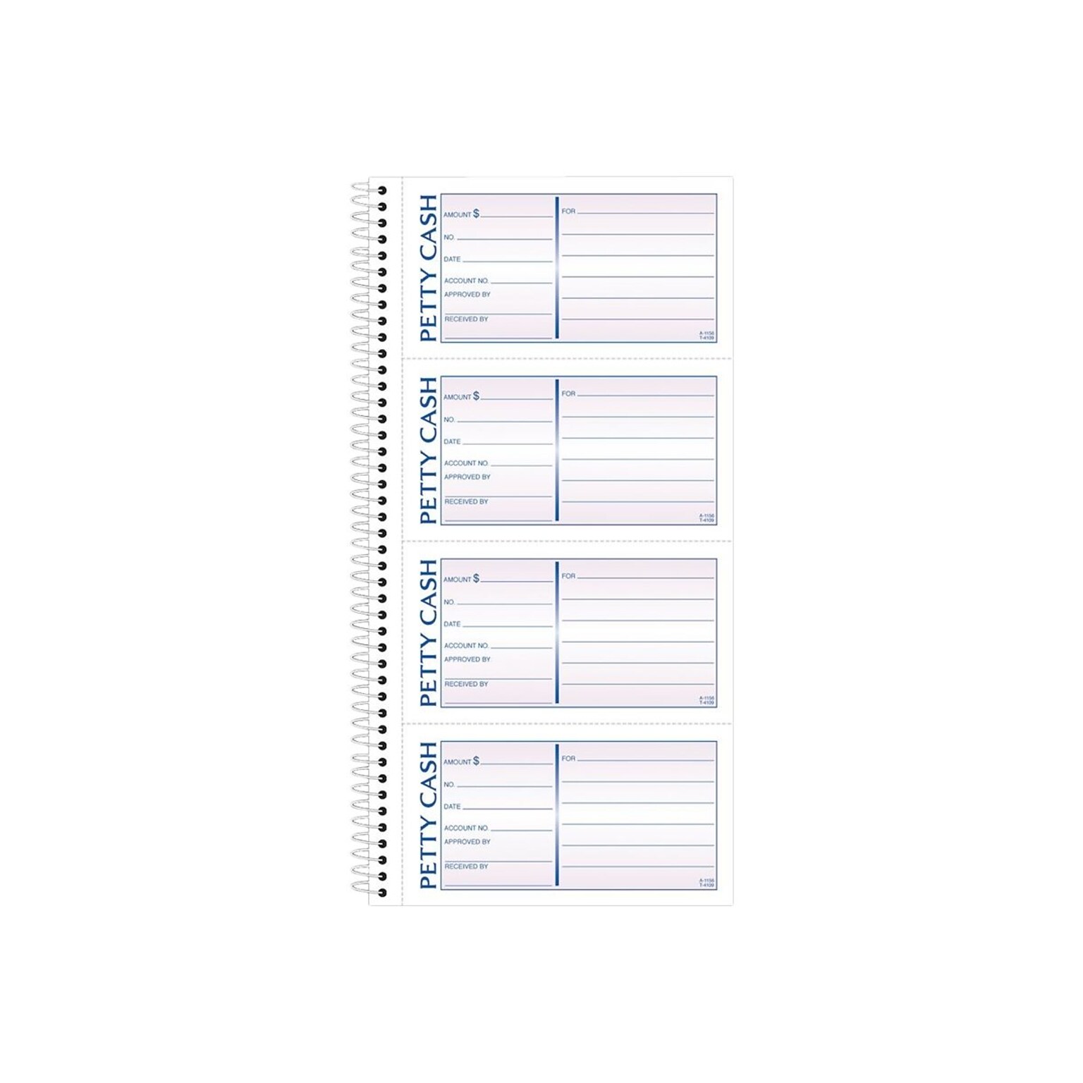 Adams 2-Part Petty Cash Carbonless Receipts Book, 2.75 x 5, 200 Forms/Book (ABF SC1156)