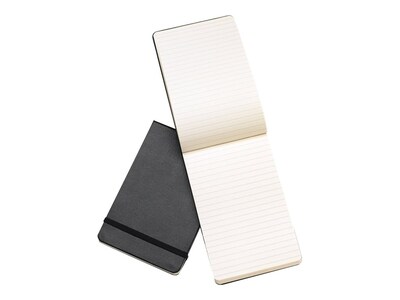 Moleskine Reporter Notebook, 3.5" x 5.5", Narrow Ruled, 96 Sheets, Black (705489)