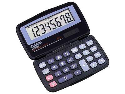 Canon LS-555H 4009A006AA 8-Digit Personal Handheld Calculator, Black