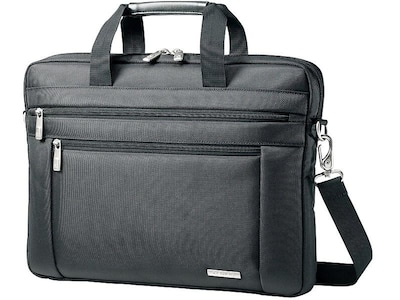 Samsonite Classic Laptop Briefcase, Black Nylon (43271-1041)