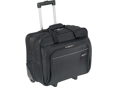 Targus Laptop Rolling Briefcase, Black Polyester (TBR003US)
