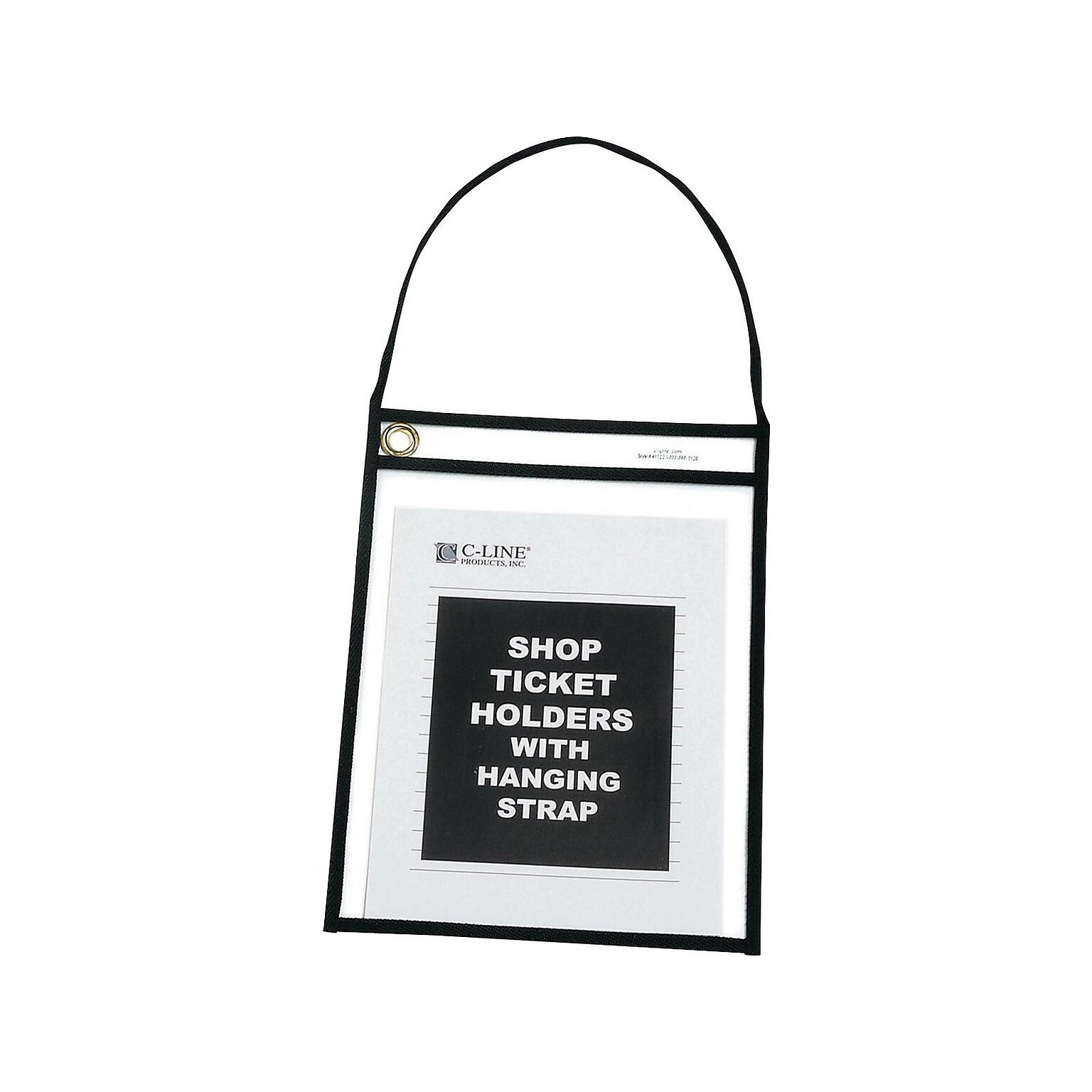 C-Line Job Ticket Holders, 9 x 12, Clear, 15/Box (41922)
