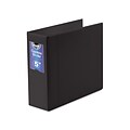 Find It Gapless Heavy Duty 5 3-Ring Non-View Binders, D-Ring, Black (FT07095)