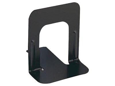 Steelmaster Deluxe 4.63 Steel Book Ends, Black, Pair (241005104)