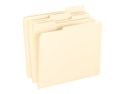 Pendaflex Archival File Folders, 1/3-Cut Tab, Letter Size, Manila, 100/Box (62699)