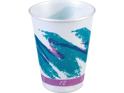 Solo Jazz® Trophy® Plus™ Hot/Cold Cups, 12 Oz., Multicolor, 1000/Carton (X12-00055)