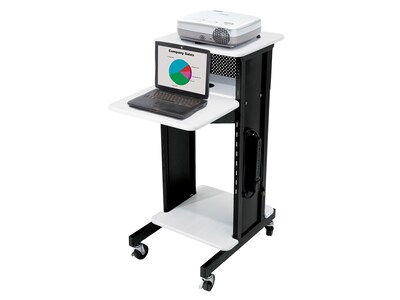 Oklahoma Sound Four-Shelf Steel Presentation Cart, Multicolor (PRC200)