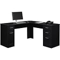 Altra® Chadwick 58 L-Shaped Desk, Black (9305096)