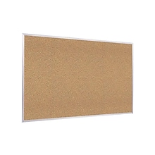 Ghent Traditional Cork Bulletin Board, Aluminum Frame, 4 x 3 (1334-1)