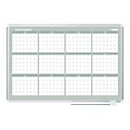 MasterVision Gold Ultra Magnetic Lacquered Steel Planning Board, Aluminum Frame, 4 x 3 (GA05106830)