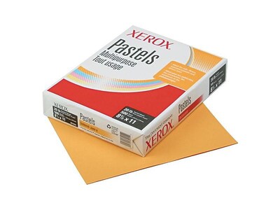 Xerox® Vitality® 8.5" x 11", Multipurpose Paper, 20 lbs., Goldenrod, 500/Ream (3R11055)
