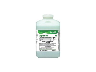 Alpha-HP 67 Disinfectant for Diversey J-Fill, Citrus, 2.5 L / 2.64 U.S. Qt., 2/Carton