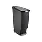 simplehuman Indoor Step Trash Can, Black Plastic, 10.5 Gal. (CW1361)