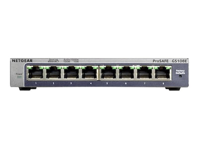 Switch ethernet NETGEAR GS108E Metal 8 Ports Gigabit