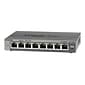 NETGEAR 8-Port Gigabit Ethernet Plus Switch - Desktop, and ProSAFE Limited Lifetime Protection (GS108E-300NAS)