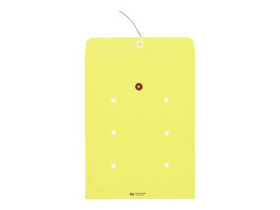 Quality Park Button & String Inter-Departmental Envelope 10 x 13, Yellow, 100/Carton (QUA63576)